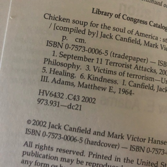 🇺🇸Chicken Soup for the Soul of America Paperback-751 $8 or 🦋 - Picture 2 of 4